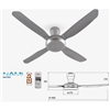 Picture of PANA NAMI CEILING FAN F-M14E2 (SILVER GREY)