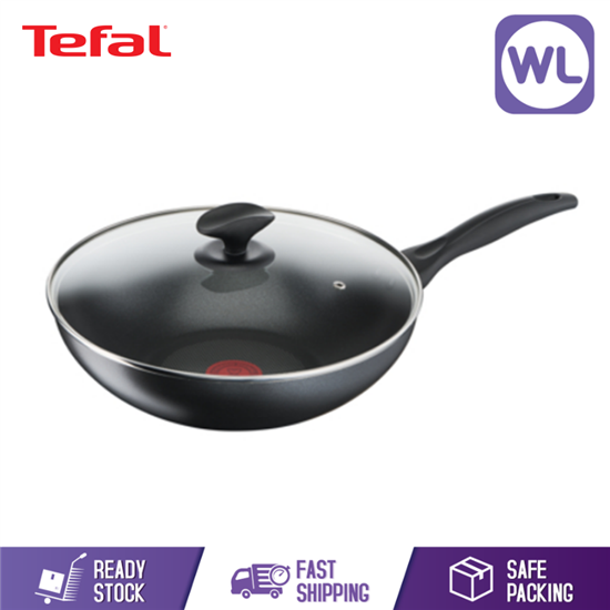 Picture of Tefal Cookware Cook & Clean Wokpan With Lid B22572 (28CM)
