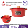 Picture of [4L/ INDUCTION] COLOR KING ENDURA STOCK POT (3461-4000/ RED)