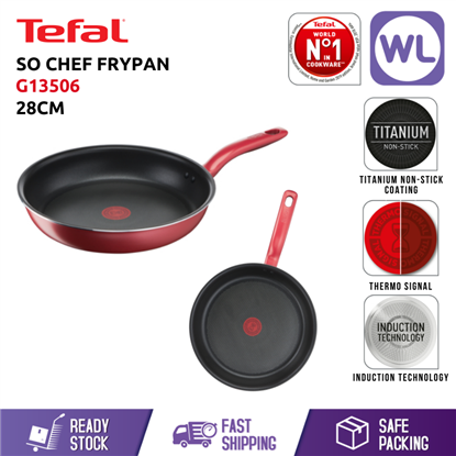 TEFAL COOKWARE SO CHEF FRYPAN G13506 (28CM/ INDUCTION BASE)的图片
