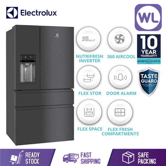 Picture of ELECTROLUX FRENCH DOOR FRIDGE EHE6879A-B (617L/ DARK STAINLESS STEEL)