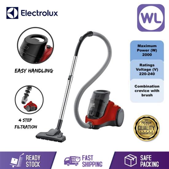 Picture of ELECTROLUX BAGLESS VACUUM CLEANER EC41-6CR (CHILI RED/ 2000W)