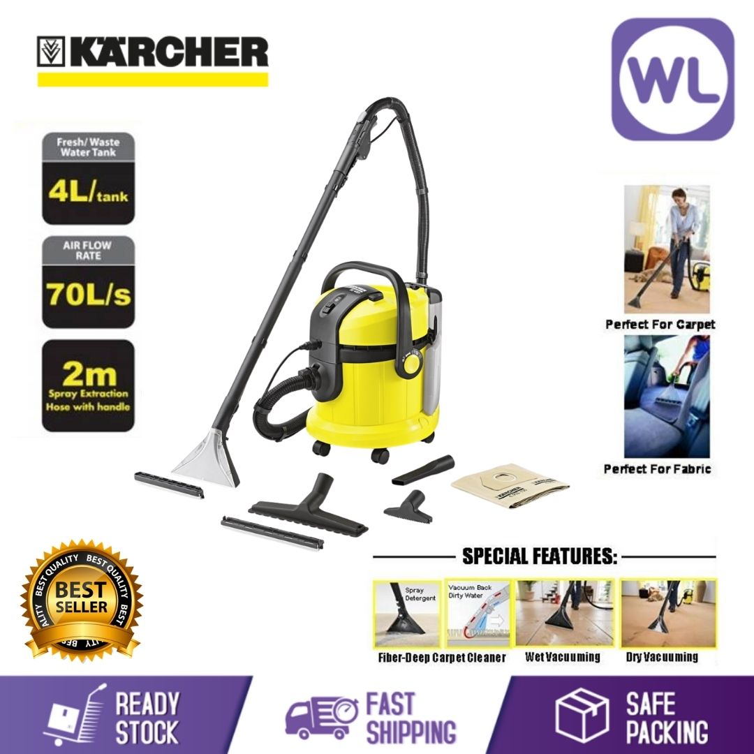 Wahlee Online Store. KARCHER 3 IN 1 SPRAY EXTRACTION CARPET CLEANER SE 4001