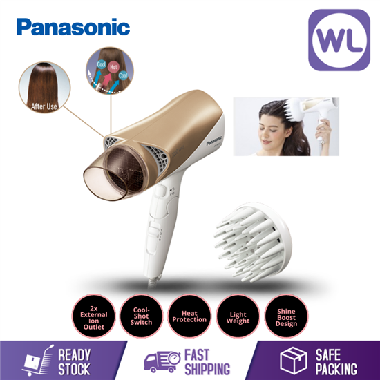 Picture of PANASONIC IONITY HAIR DRYER WITH DIFFUSER EH-NE72 (2000W/ WHITE GOLD)