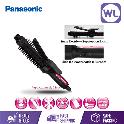 Picture of PANASONIC COMPACT STYLING BRUSH IRON EH-HT45-K655 (BLACK)
