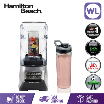 Show details for Hamilton Beach Sound Shield 950 Blender with Programs and Personal Jar 53602-SAU Picture of Hamilton Beach Sound Shield 950 Blender with Programs and Personal Jar 53602-SAU