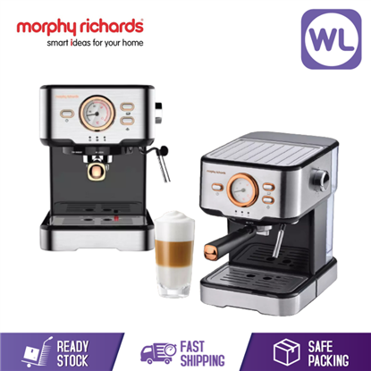 MORPHY RICHARDS 3 IN 1 EXPRESSO COFFEE MACHINE +MILK BUBBLE FROTHING 172EM1的图片