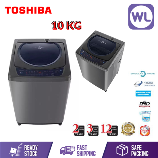 Picture of TOSHIBA 10kg CIRCULAR AIR INTAKE WASHER AW-H1100GM