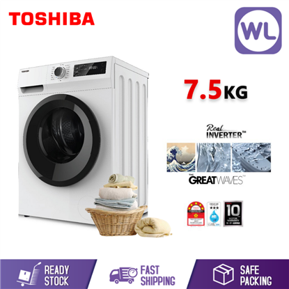 TOSHIBA 7.5kg FRONT LOAD REAL INVERTER WASHER TW-BH85S2M的图片