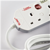 Picture of SELAMAT 4 GANG NEON TRAILING SOCKET WITH USB & SURGE MA-1184