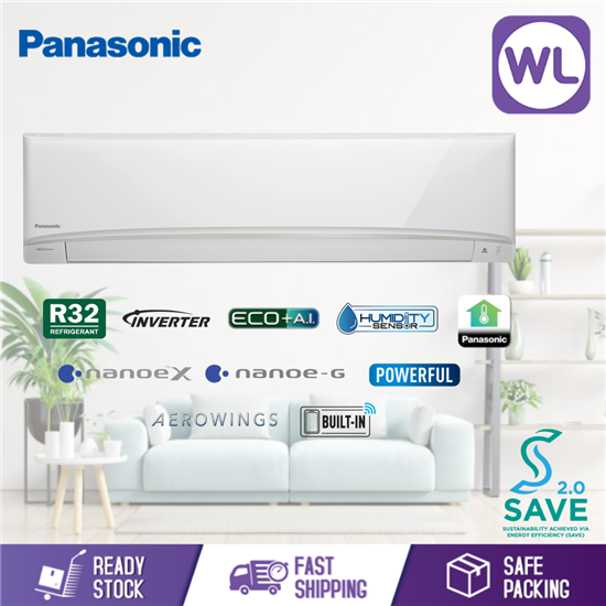 Picture of PANASONIC AIR CONDITIONER X-DELUXE INVERTER 2.5HP CS/CU-XPU24XKH