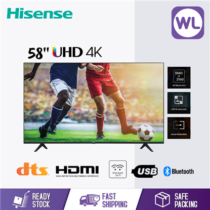 Picture of HISENSE 58'' 4K UHD TV 58A6100G