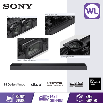 Picture of SONY 7.1.2ch Dolby Atmos®/DTS:X® SOUNDBAR HT-A7000