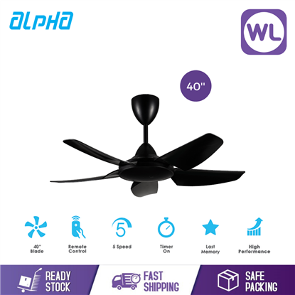 Picture of 40'' | ALPHA CEILING FAN AX666 (Black)