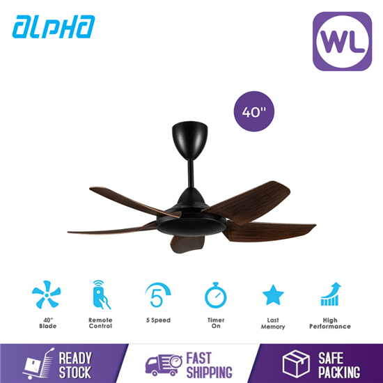 Picture of 40'' | ALPHA CEILING FAN AX666 (Walnut)