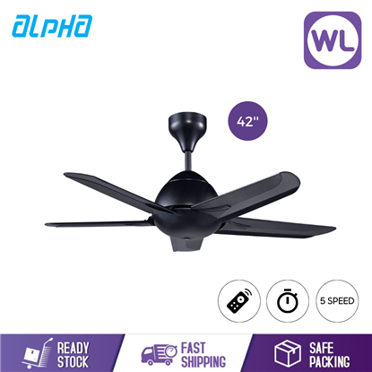 Picture of 42'' | ALPHA CEILING FAN AX20-5B/42 (Black)