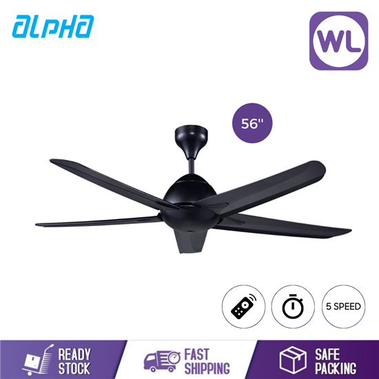Picture of 56'' | ALPHA CEILING FAN AX20-5B/56 (Black)
