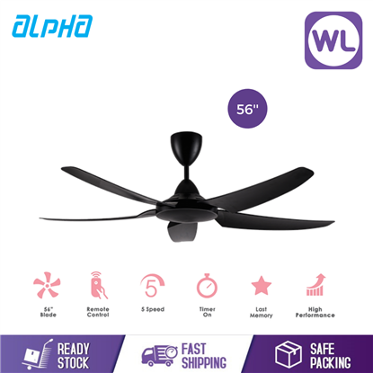 Picture of 56'' | ALPHA CEILING FAN AX666 5B/56 (Black)