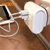 Picture of MOXOM UK 3 PIN AUTO-ID 2.4A DUAL USB FAST CHARGING PORT SPEEDY CHARGER KH-58