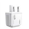 Picture of MOXOM AUTO-ID DUAL USB PORT QUALCOMM 3.0 QUICK CHARGE UK CHARGER ADAPTER KH-70