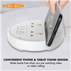 Picture of MOXOM POWER STRIP 2 UNIVERSAL SOCKET WITH 3 USB OUTPUT QUALCOMM QUICK CHARGE 3.0A UK 3 PIN PLUG MX-ST02