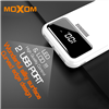 Picture of MOXOM DUAL USB 2.4A OUTPUT PORT POWERBANK WITH LCD BATTERY LEVEL DISPLAY (16000MAH) MX-PB12