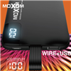 Picture of MOXOM SINGLE USB PORT POWERBANK WITH LCD BATTERY LEVEL DISPLAY (10000MAH) MCK-009