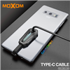 Picture of MOXOM GM ARMOR WARRIOR SERIES 2.4A FAST CHARGING COLORFUL LAMP GAMING CABLE LIGHTNING MX-CB03