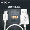 Picture of MOXOM JUST 2.4A FAST DATA AND DATA TRANSMISSION SHORT CABLE (0.3M) CC-50