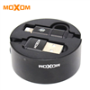 Picture of MOXOM 2 IN 1 MICRO USB AND LIGHTNING CHARGING AND DATA SYNC RETRACTABLE CABLE CC-37