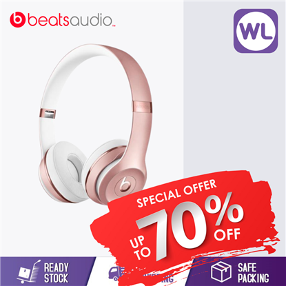 Picture of BEATS SOLO3 WIRELESS HEADPHONES MNET2ZP/A (Rose Gold)