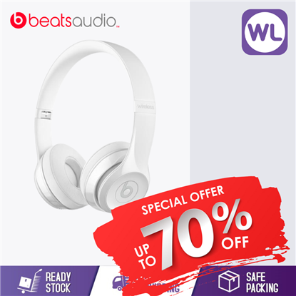 Picture of BEATS SOLO3 WIRELESS HEADPHONES MNEP2ZP/A (Gloss White)