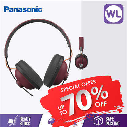 Picture of PANASONIC BLUETOOTH® WIRELESS HEADPHONE RP-HTX80BE (Red)