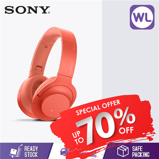 Picture of SONY WIRELESS NOISE CANCELLING HEADPHONES WH-H900N/RM (Twilight Red)