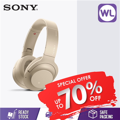 Picture of SONY WIRELESS NOISE CANCELLING HEADPHONES WH-H900N/NM (Pale Gold)