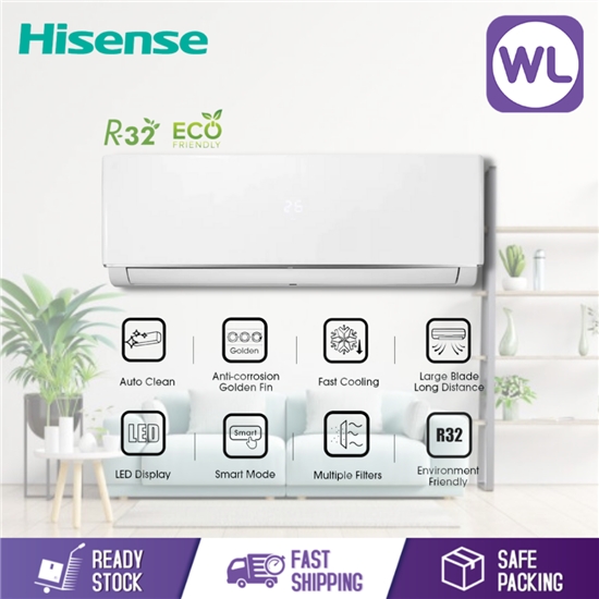 Picture of HISENSE AIR CONDITIONER STANDARD NON INVERTER 1.0HP AN10DBG1