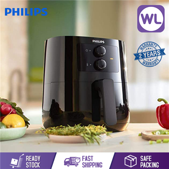 Picture of PHILIPS AIR FRYER HD9200/91 0.8KG ANALOG - BLACK 