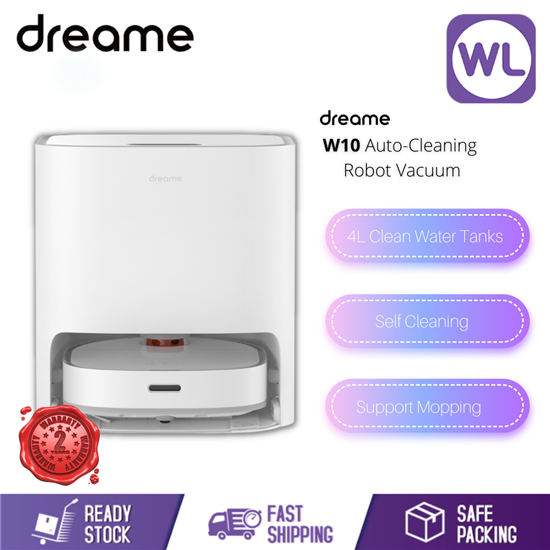 Picture of DREAME ROBOT VACUUM CLEANER W10 SELF CLEAN WET & DRY MI00175 WHITE
