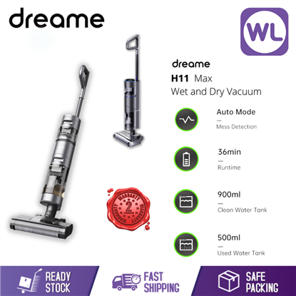 Picture of DREAME STICK VACUUM CLEANER H11 MAX CORDLESS WET & DRY MI00158 BLACK