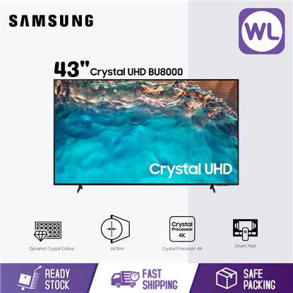 Picture of SAMSUNG 43'' CRYSTAL UHD SMART TV UA43BU8000KXXM