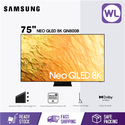 Picture of SAMSUNG 75'' NEO QLED 8K SMART TV QA75QN800BKXXM