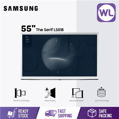 Picture of [FREE SHIPPING WEST MALAYSIA ONLY] SAMSUNG 55'' THE SERIF 4K SMART TV QA55LS01BAKXXM