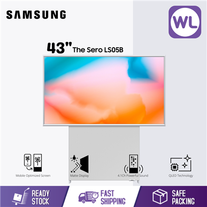 Picture of [FREE SHIPPING WEST MALAYSIA ONLY] SAMSUNG 43'' THE SERO 4K SMART TV QA43LS05BBKXXM