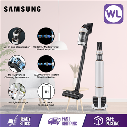Picture of SAMSUNG BESPOKE JET COMPLETE STICK VACUUM CLEANER VS20A95843W/ME (MISTY WHITE)