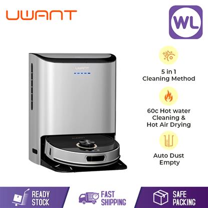 Picture of UWANT ROBOT V/CLEANER U200 SELF CLEAN HOT WATER WET & DRY (GREY)