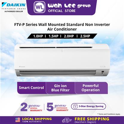 Picture of DAIKIN AIR CONDITIONER R32 NON INVERTER 1.0HP FTV28PBV1MF-3WM