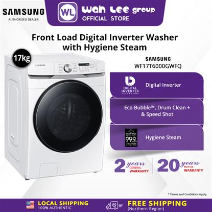 SAMSUNG FRONT LOAD WASHER WF17T6000GW/FQ 17KG的图片