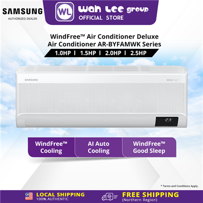 Picture of Samsung Wind Free Deluxe Air Conditioner 2.0HP F-AR18BYFAMWK  