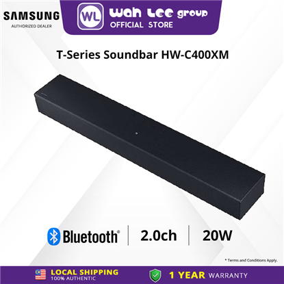 Picture of Samsung B-Series Soundbar | Built-in woofer | One remote control | Wireless Surround Sound | Bluetooth | HW-C400/XM  