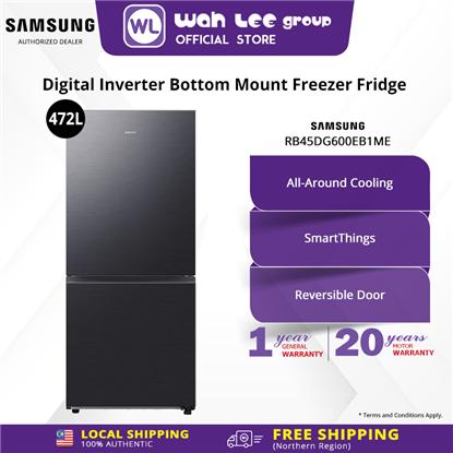 Picture of SAMSUNG BOTTOM FREEZER RB45DG600EB1/ME 472L